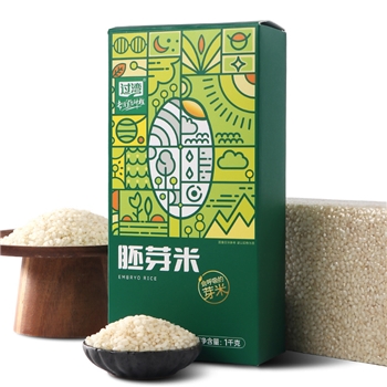 胚芽米1kg*2盒装营养粥米现碾保留大米鲜胚芽