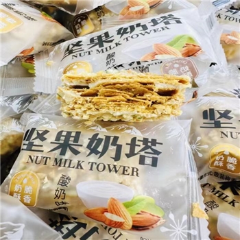 新疆发货坚果奶塔爆浆夹心脆奶皮酥