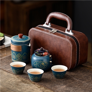 旅行茶具便携式功夫茶具套装日式户外快客杯中秋国庆商务礼品