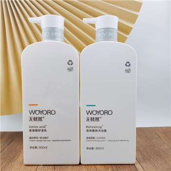 无忧然水润去屑/清爽平衡洗发乳氨基酸护发素清爽沐浴露800ml