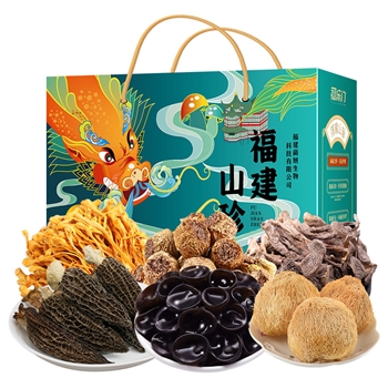 山珍菌菇礼盒年货节日大礼包菌菇滋补干货特产礼盒福利送礼
