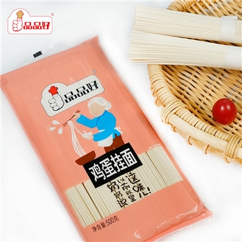 品品好奶奶说鸡蛋挂面500g*3袋 新鲜耐煮高筋鸡蛋面条劲道爽滑早餐宝宝辅食面