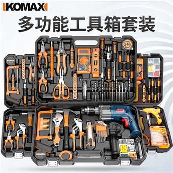 家用手动工具套装五金电工维修多功能工具箱
