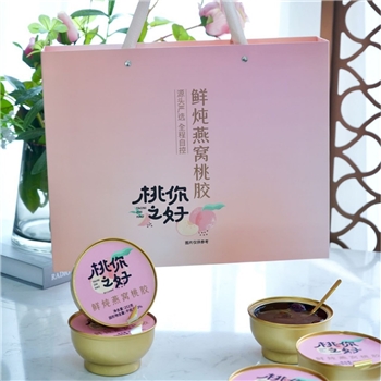鲜炖桃胶6碗/盒新鲜即时燕窝孕妇滋补送礼中秋节送礼饮品