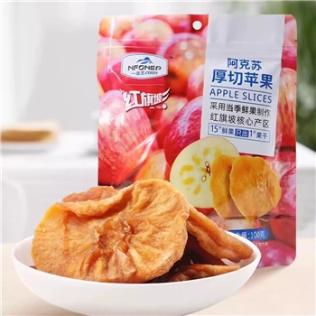 阿克苏厚切苹果干100g袋装果干解馋零食小包装当季苹果鲜果制作