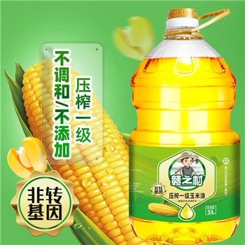 【壹竖】赣之村压榨一级玉米油5L