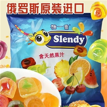 【俄罗斯原装进口】 KDV金蜻蜓果汁夹心软糖 100g/袋爆浆软糖