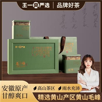 黄山毛峰 安徽黄山茶叶礼盒250g/套（125g*2罐） 明前采摘