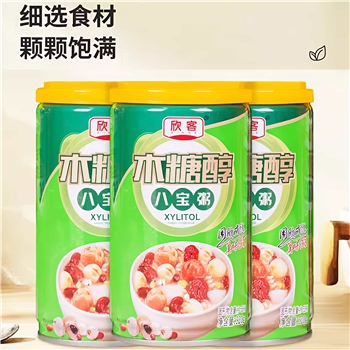 欣客木糖醇八宝粥整箱装无蔗糖即食代餐粥