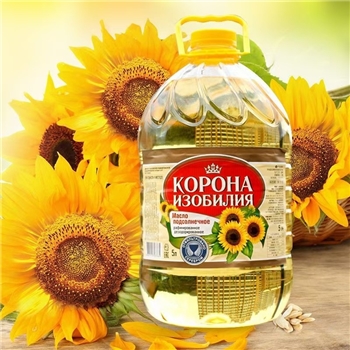 【俄罗斯进口】 丰裕皇冠葵花油1桶（5L）
