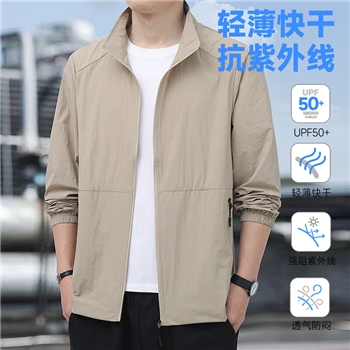 2025夏季新款男士防水速干轻薄透气皮肤衣防晒服外套上衣