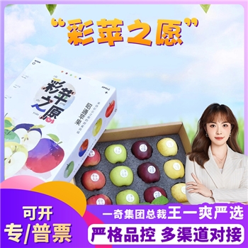 顺丰【彩苹之愿】 特色高原彩色苹果 拼装礼盒 （特色品种）