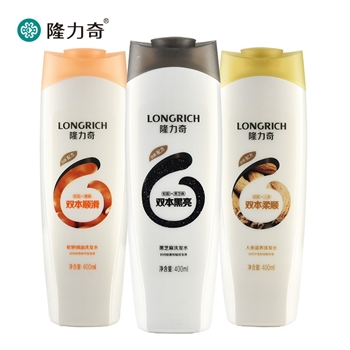 隆力奇蛇胆清爽洗发水400ml2瓶