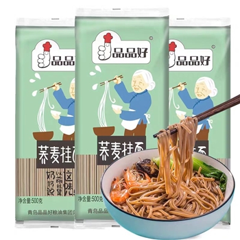 品品好 奶奶说荞麦挂面500g*3袋