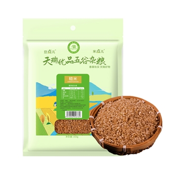 天瑞优品糙米350G*4包 低脂杂粮米饭 真空装