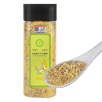 天瑞优品有机燕麦小米粥料454g罐装 五谷杂粮粗粮 粥米早餐粥