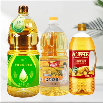 天瑞精品油组合K （花生油+玉米油+菜籽油）家用食用油组合装