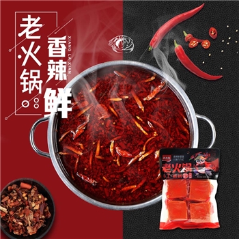 六六红 老火锅手工牛油（熊猫版）320g*1