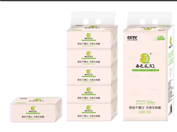 纤维纸巾西之瓜3Q一提五包 无色不漂，白天然无刺激 食品级的