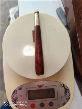 【福道生】小叶紫檀烟嘴粗头/纯手工工艺品/挂件/把玩/摆件