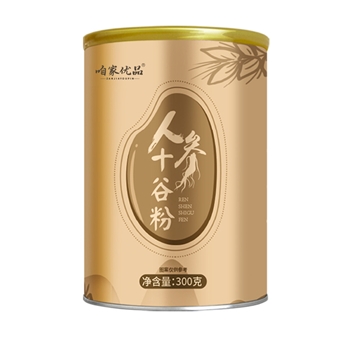 咱家优品人参十谷粉 罐装五谷杂粮奶昔代餐粉早餐速溶冲饮即食饱腹感强